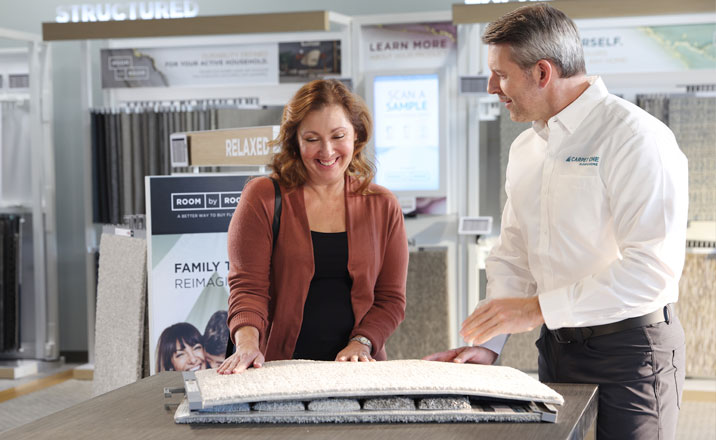 room by room easy flooring shopping experience at carpet one